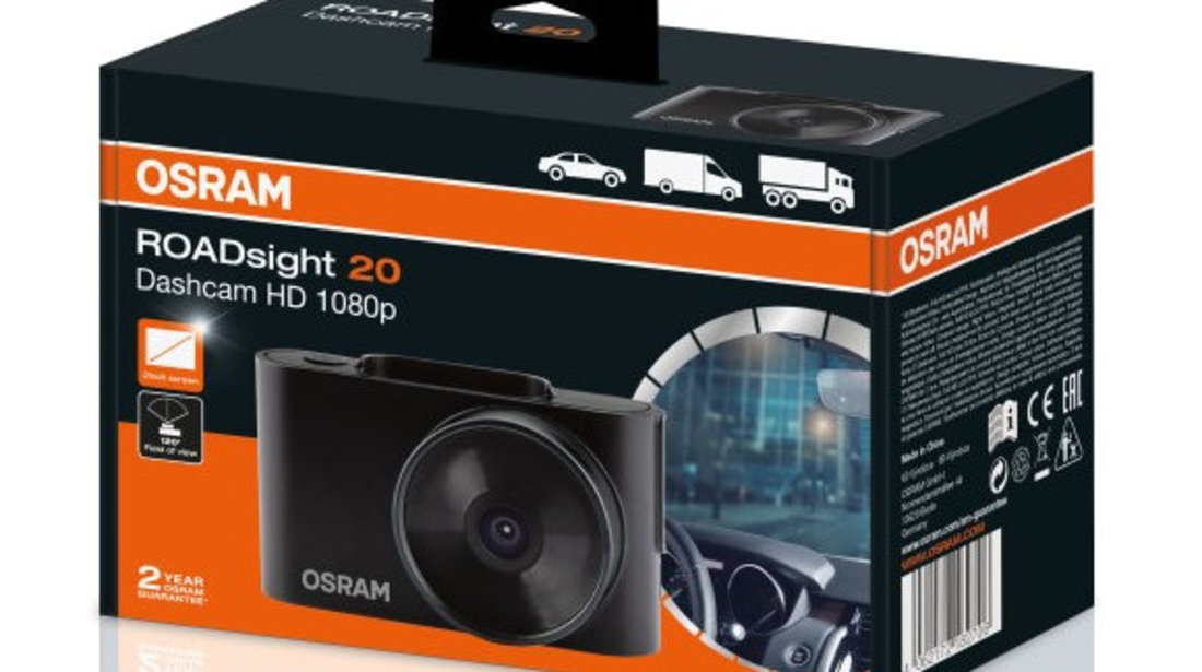 Osram Camera Video Auto Dash Cam Full HD ROADsight 20 ORSDC20