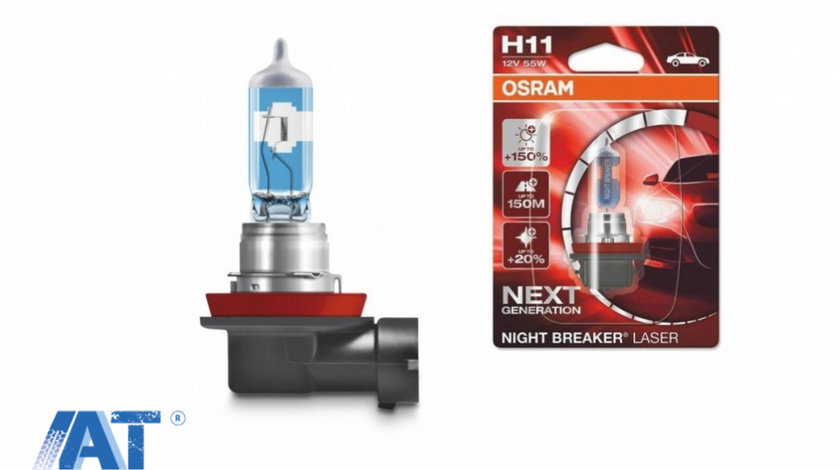 OSRAM Night Breaker Laser Next Gen Bec Auto Halogen H11 64211NL-01B 12V 55W (1 bucata)