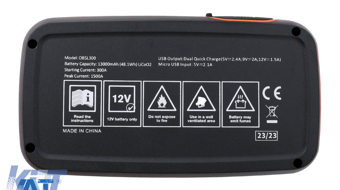 OSRAM Starter Baterie Auto BATTERYstart300 12V OBSL300