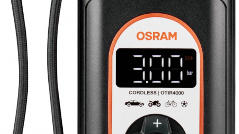 Osram TYREinflate 4000, 8.3 Bar, Digital, Auto-Stop, Lampa Led Inspectie OTIR4000