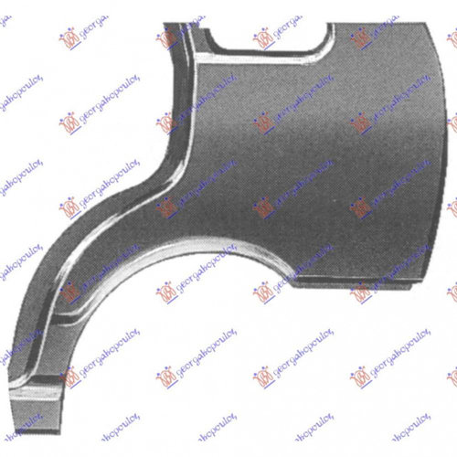 Overfender Aripa Spate - Fiat Uno 1989 , 5889076