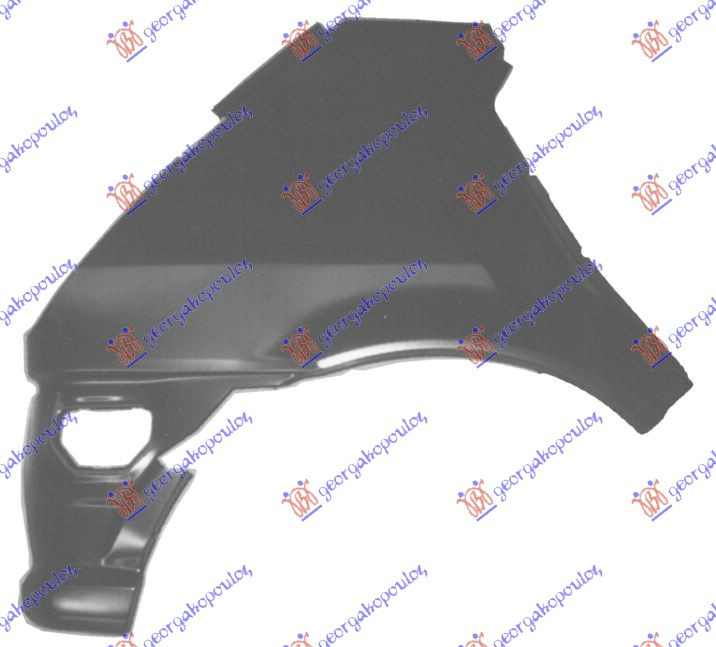 Overfender Aripa Spate - Ford Fiesta Iii 1990 , 7452641