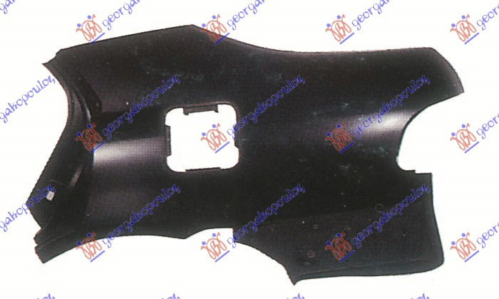 Overfender Aripa Spate - Honda Civic Sedan 1992 , 04642-Sr4-V60zz