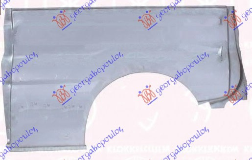 Overfender Aripa Spate - Opel Vivaro 2002
