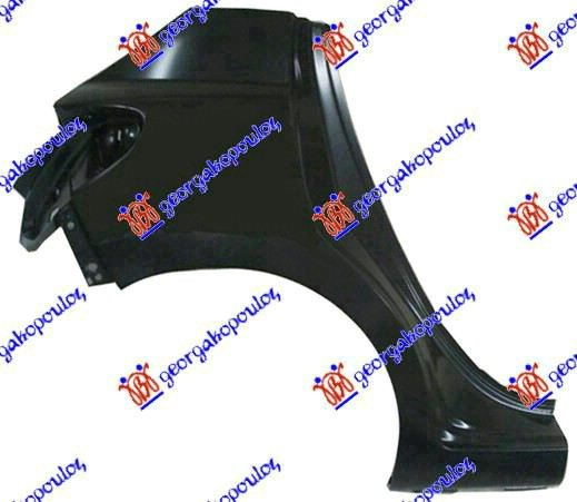 Overfender Aripa Spate - Peugeot 207 2006 ,  
