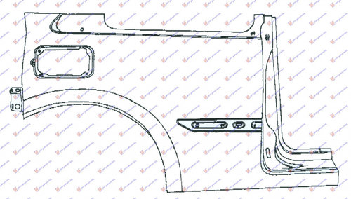 Overfender Aripa Spate - Renault Megane Sdn-H/B-L/B 2002 , 7751476909