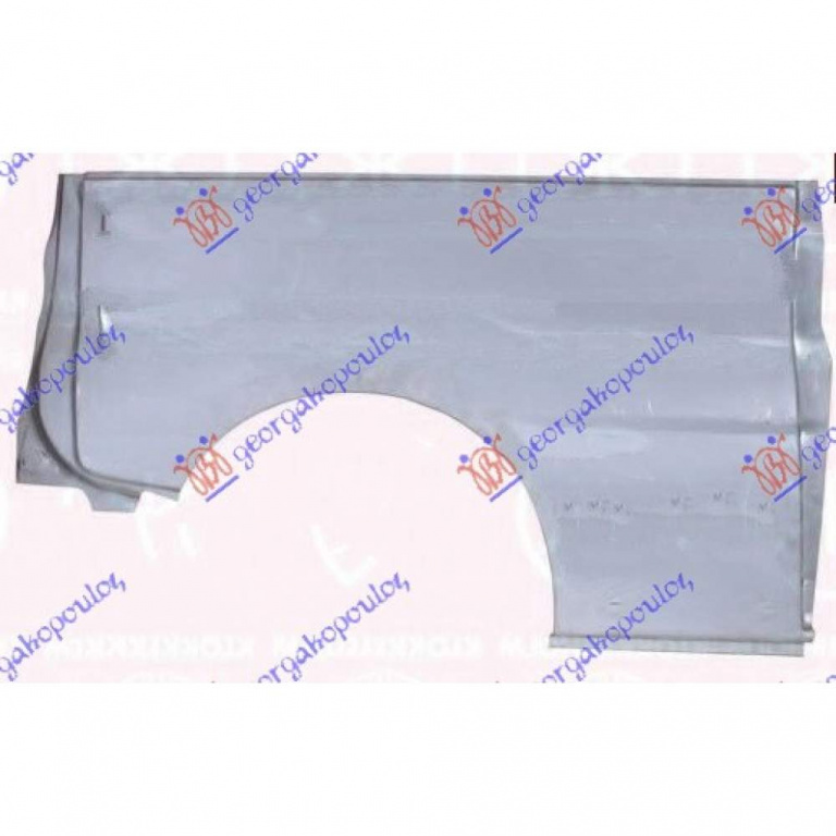 Overfender Aripa Spate - Renault Trafic 2002 , 4409782
