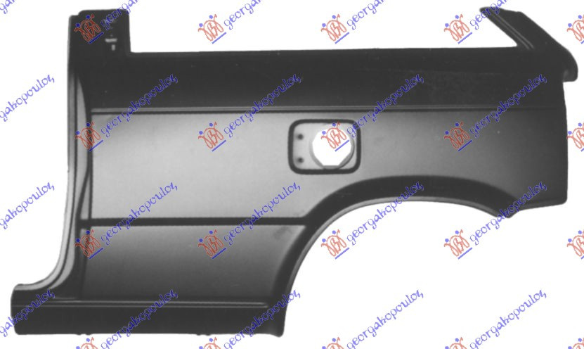 Overfender Aripa Spate - Seat Ibiza 1986 , 12510209a