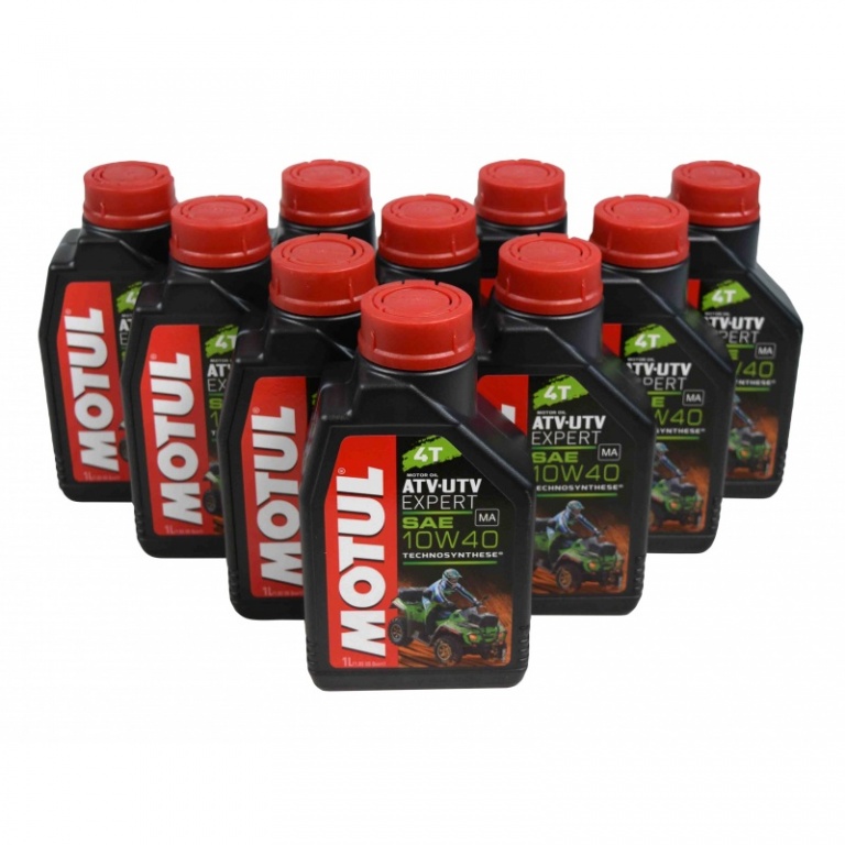 Pachet 10 Buc Ulei motor Motul 4T ATV-UTV Expert 10W-40 MA 1L