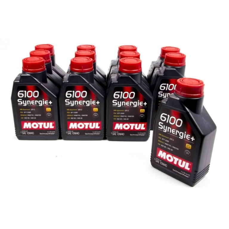 Pachet 12 Buc Ulei motor Motul 6100 Synergie+ 10W-40 1L