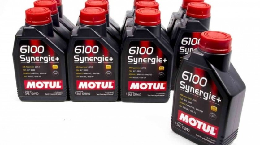 Pachet 12 Buc Ulei motor Motul 6100 Synergie+ 10W-40 1L