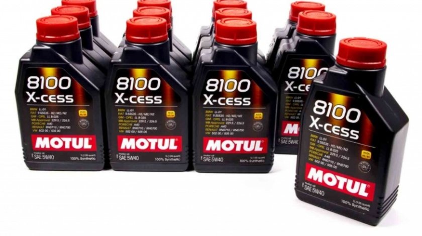 Pachet 12 Buc Ulei motor Motul 8100 X-Cess 5W-40 1L