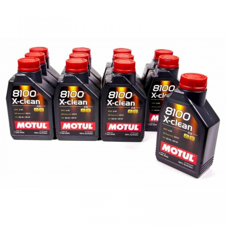 Pachet 12 Buc Ulei motor Motul 8100 X-Clean 5W-40 1L