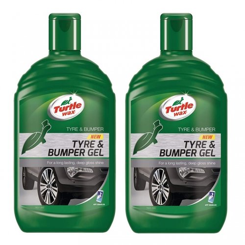 Pachet 2 Buc Turtle Wax Gel Anvelope Si Bandouri Tyre & Bumper Gel 500ML TW FG7917