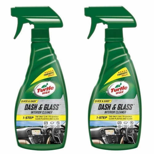 Pachet 2 Buc Turtle Wax Solutie Curatat Bord Si Geamuri Dash And Glass Interior Cleaner 500ML FG5280...