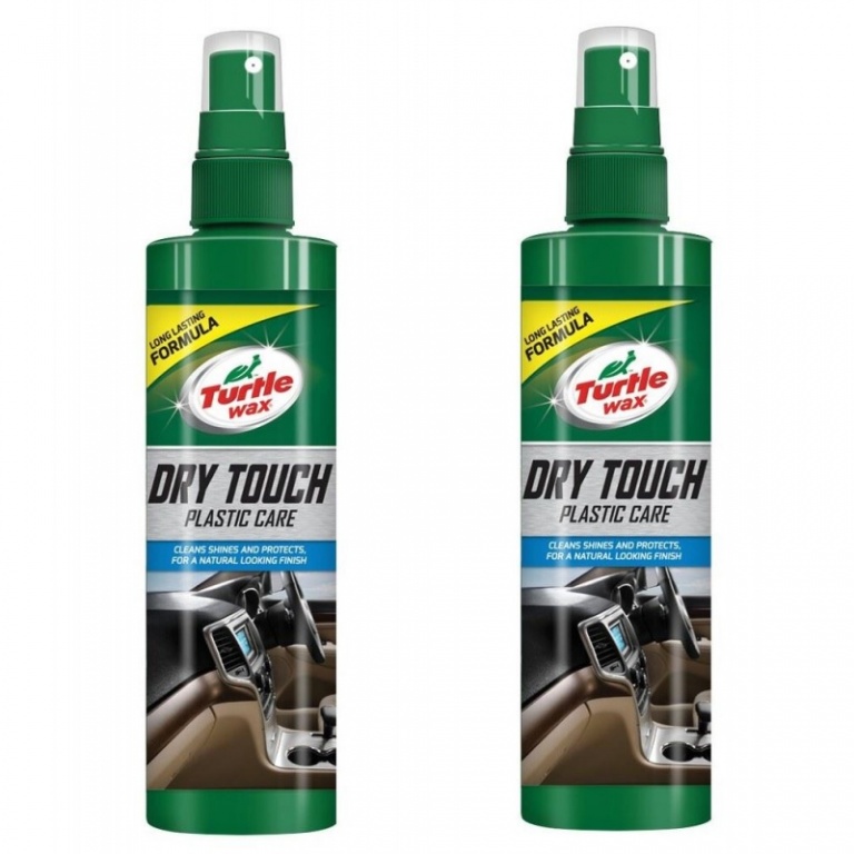 Pachet 2 Buc Turtle Wax Solutie Curatat Plastic Dry Touch Plastic Care 300ML FG52801