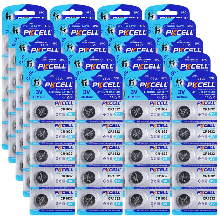 Pachet 20 Buc Set 5 Buc Baterie CR 1632 Pkcell CR1632 Pkcell