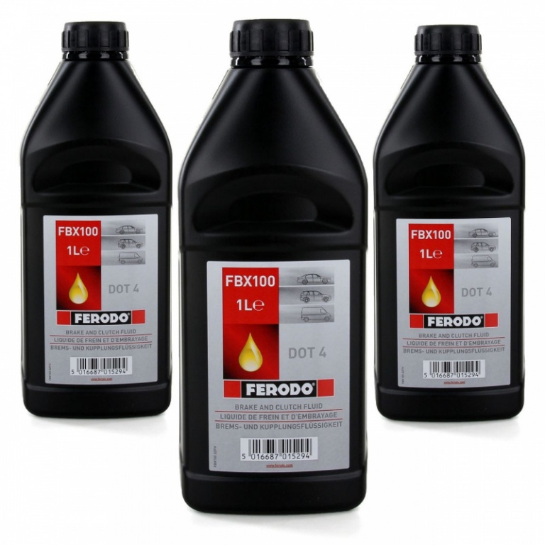 Pachet 3 Buc Lichid Frana Ferodo Dot 4 1L FBX100