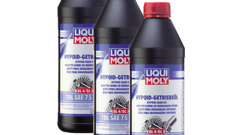 Pachet 3 Buc Ulei transmisie manuala Liqui Moly TDL 75W-90 1407 1L