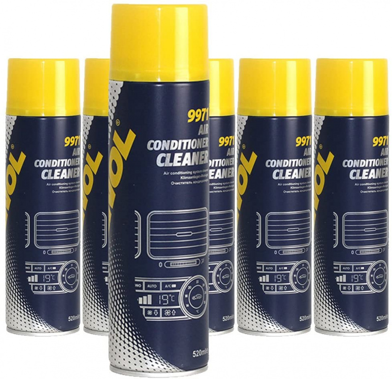 Pachet 6 Buc Mannol Spray Curatat Ac Aer-Con Fresh 520ML 9971