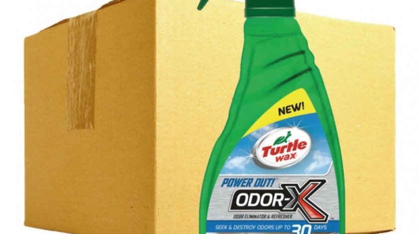 Pachet 6 Buc Turtle Wax Odorizant Pulverizator Power Out Odor-X 500ML TW FG52744