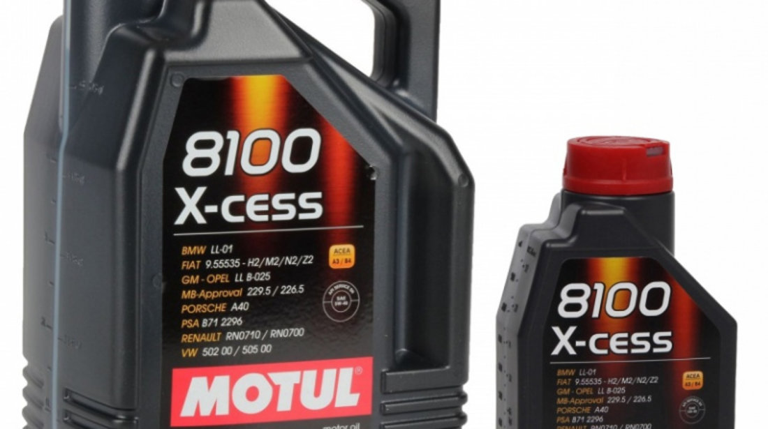 Pachet 6L Ulei motor Motul 8100 X-Cess 5W-40