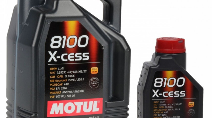 Pachet 6L Ulei motor Motul 8100 X-Cess 5W-40