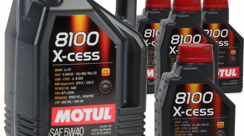 Pachet 9L Ulei motor Motul 8100 X-Cess 5W-40