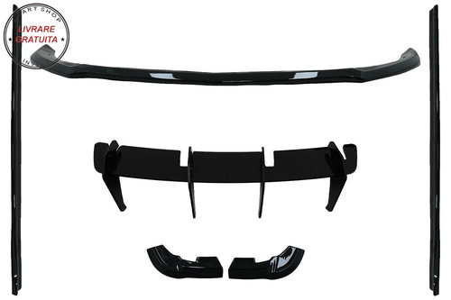 Pachet Aero Complet Mercedes Clasa A W176 Facelift Sport Line (2015-2018) Negru Lu