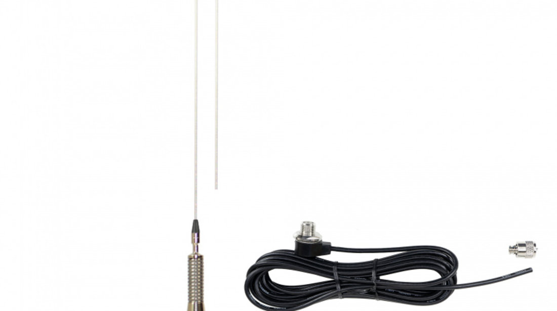 Pachet Antena CB PNI Led 2000 lungime 90 cm si cablu montaj PNI T601 PNI-L2000-T601