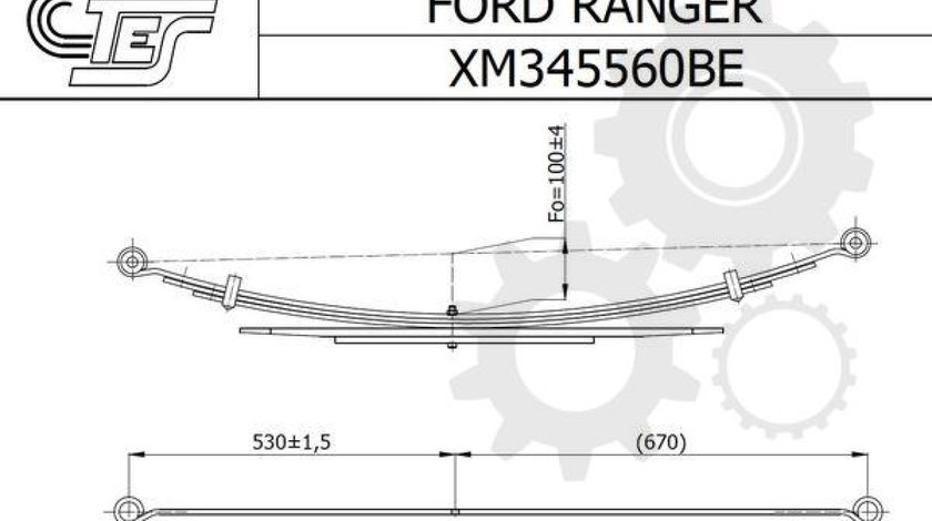 Pachet arc cu foi MAZDA B-SERIE UN Producator TES XM345560BE0019 Z//T
