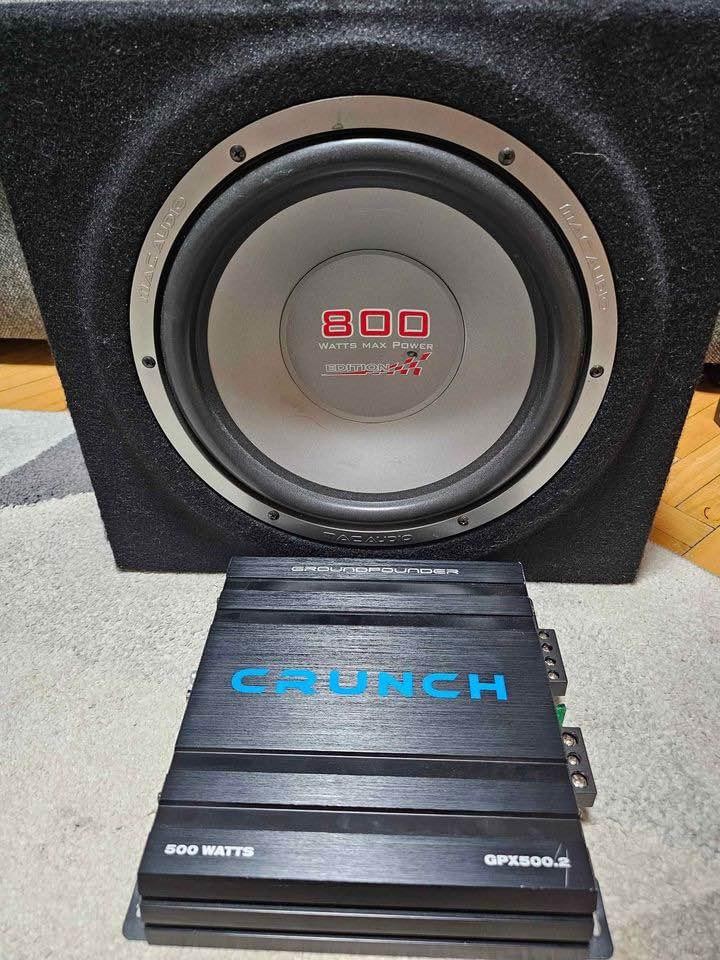 Pachet audio / Statie + Subwoofer MAK Audio BS Crounch
