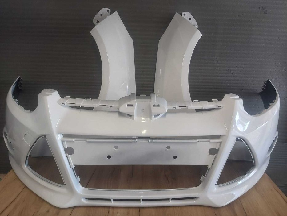 Pachet Bara+Aripa Fata Dr&St Ford Focus 3/III 2011 2012 2013 2014 (Frozen White)