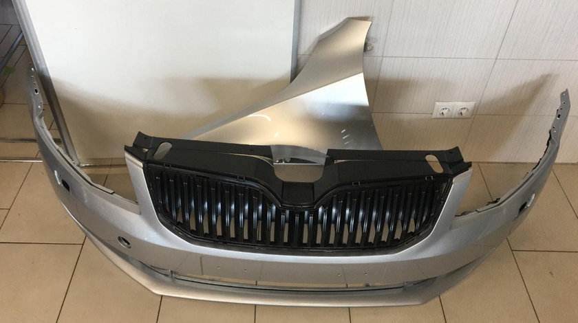 Pachet Bara+Aripa Fata Stanga Skoda Octavia 3/III 2013 2014 2015 2016 2017 (LA7W-Gri)