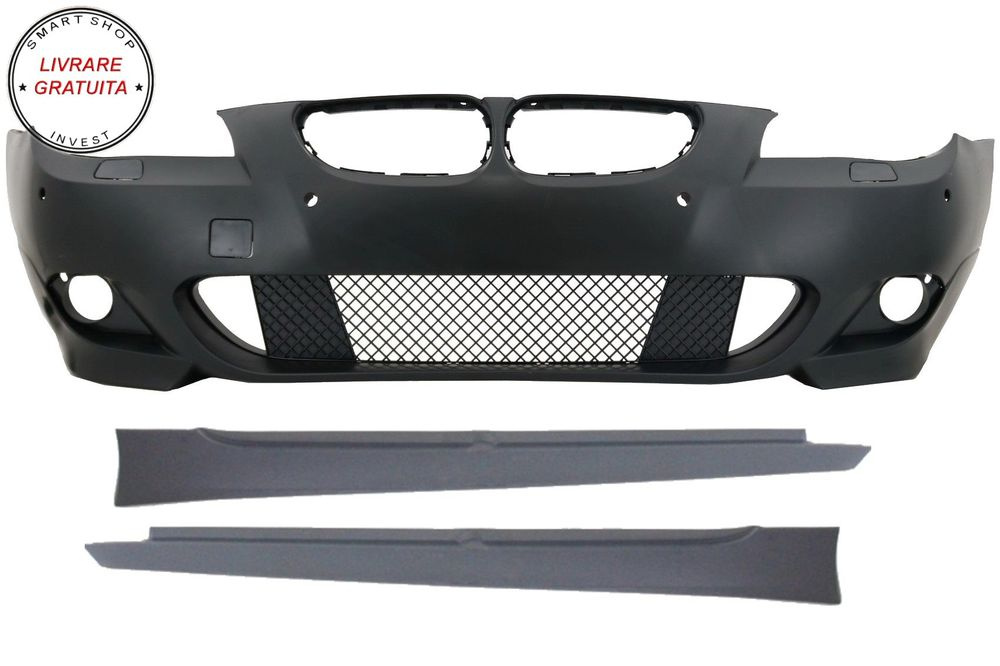 Pachet Bara Fata cu Praguri Laterale BMW Seria 5 E60 E61 (2003-2007) M-Technik Des- livrare gratuita