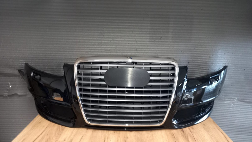 Pachet Bara Fata&Grila Radiator Audi A6/C6 FSL An 2008 2009 2010 (LZ9Y (Negru))