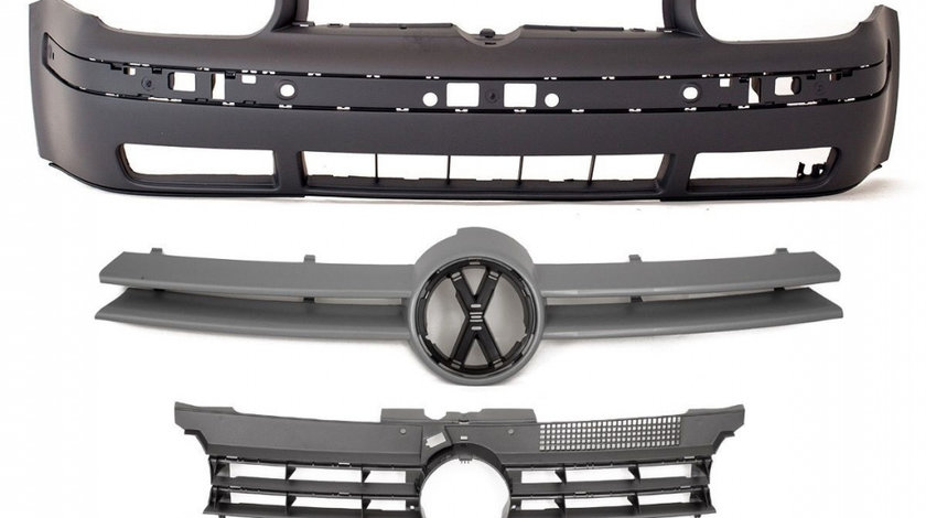 Pachet Bara Fata + Grila Radiator Exterioara + Interior Am Volkswagen Golf 4 1997-2005