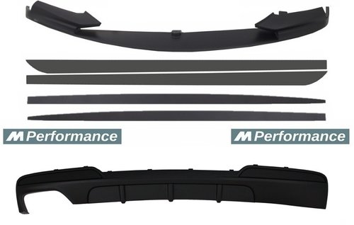 Pachet conversie M-Performance Frontal,praguri + difuzor cu evacuare stanga BMW Seria 5 F10.