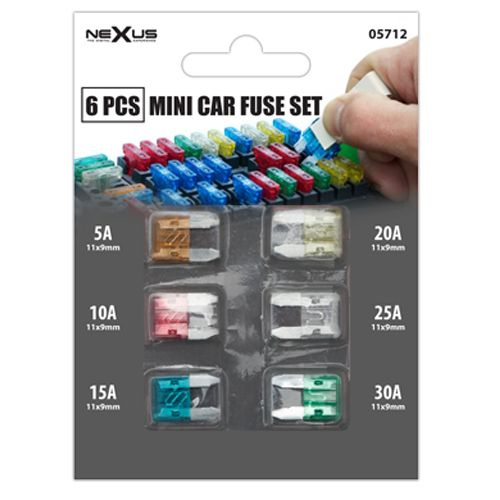Pachet de sigurante5A, 10A, 15A, 20A, 25A, 30A 05712