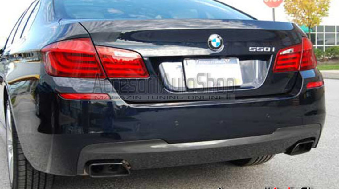 Pachet Difuzor + Ornamente tobe BMW Seria 5 F10 F11 550i 550d 550