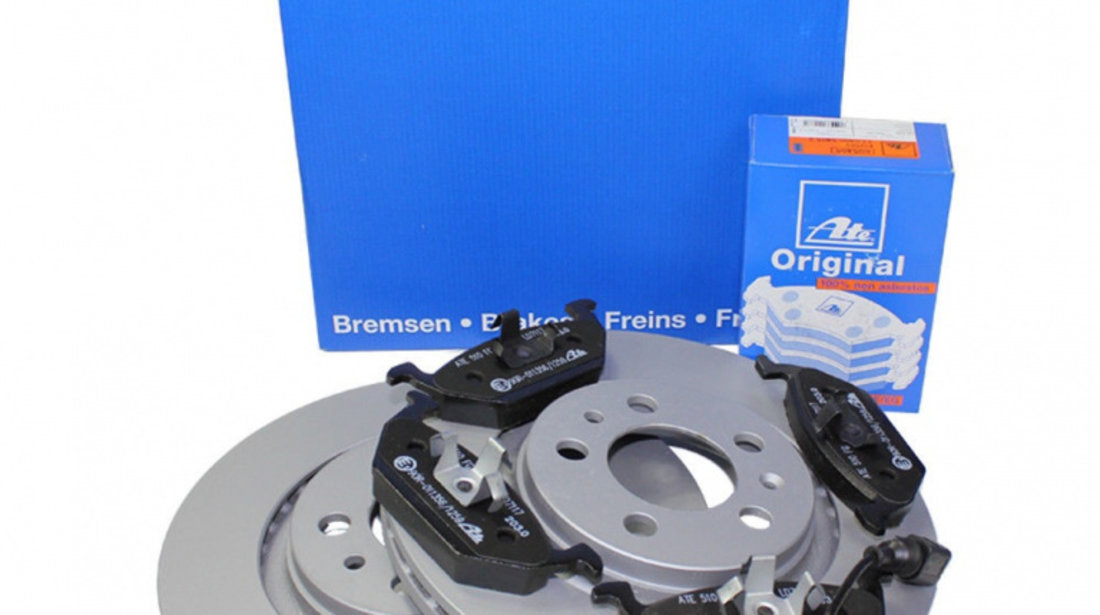 Pachet Discuri Frana Fata Ate 24.0124-0239.2 + Set Placute Frana Ate 13.0460-7268.2 Bmw Seria 5 F10 2009-2016