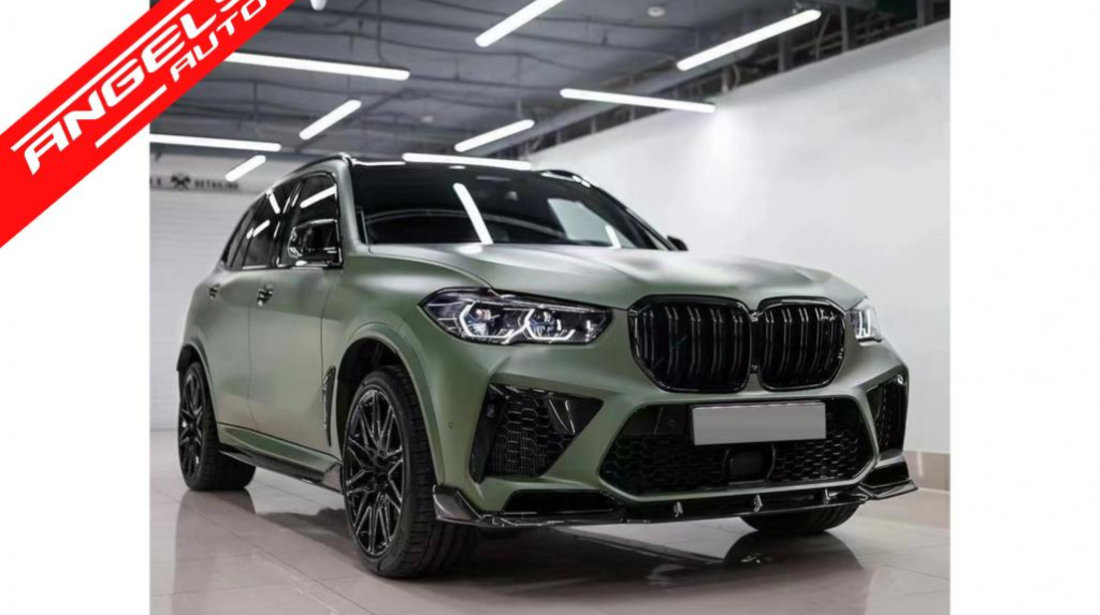 Pachet Exterior Aero BMW F95 X5M Competition 2018-up Negru Lucios