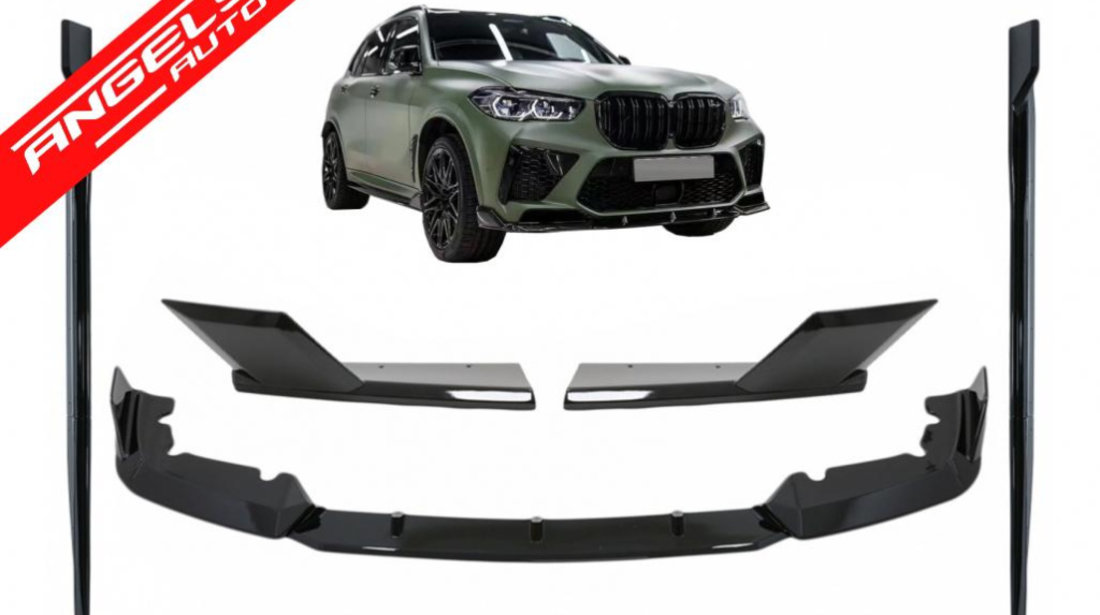 Pachet Exterior Aero BMW F95 X5M Competition 2018-up Negru Lucios