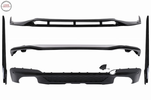 Pachet Exterior Aero BMW X3 G01 M Sport (2018-2020) Black Knight Design Negru Luci