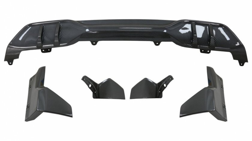 Pachet Exterior Aero Prelungire Bara Fata si Difuzor compatibil cu BMW X5 G05 (2018-up) M Performance Design Carbon Film CBBMG05MPCF