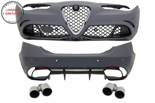 Pachet Exterior Alfa Romeo Giulia 952 Q4 (2016-Up) Quadrifoglio Racing Design- livrare gratuita