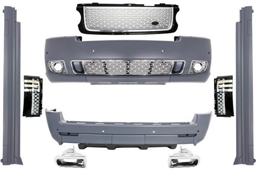 Pachet Exterior Autobiography Design Compatibil Cu Land Rover Range Rover Vogue L322 2002-2012 Grile...