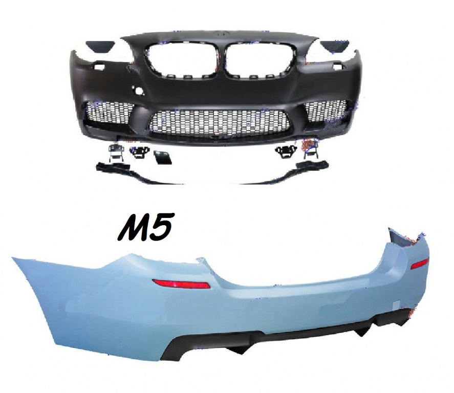 Pachet exterior Bara fata + Bara spate model M5 BMW Seria 5 F10.