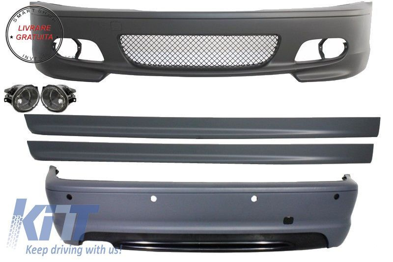 Pachet Exterior BMW Seria 3 E46 Coupe Cabrio (1998-2005) M-Technik II Design- livrare gratuita