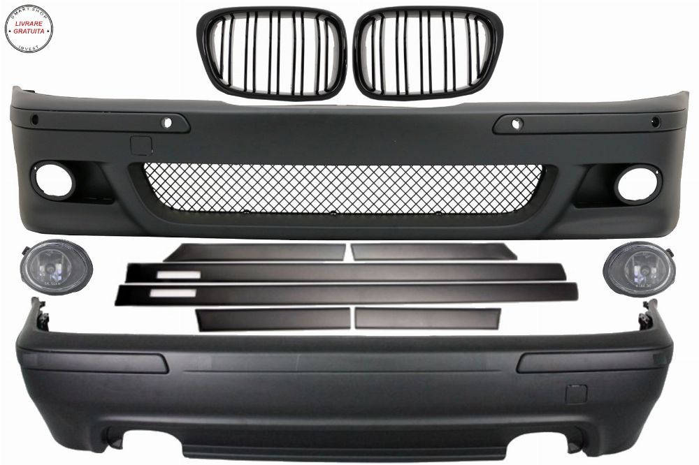 Pachet Exterior BMW Seria 5 E39 (1997-2003) cu Grile Centrale M5 Design- livrare gratuita